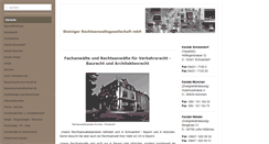 Desktop Screenshot of baurecht-anwalt-verkehrsrecht.de